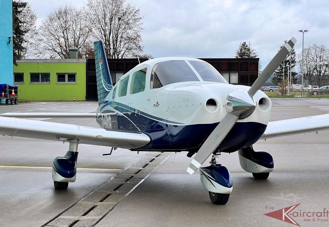 Piper Archer G-GOST front right view