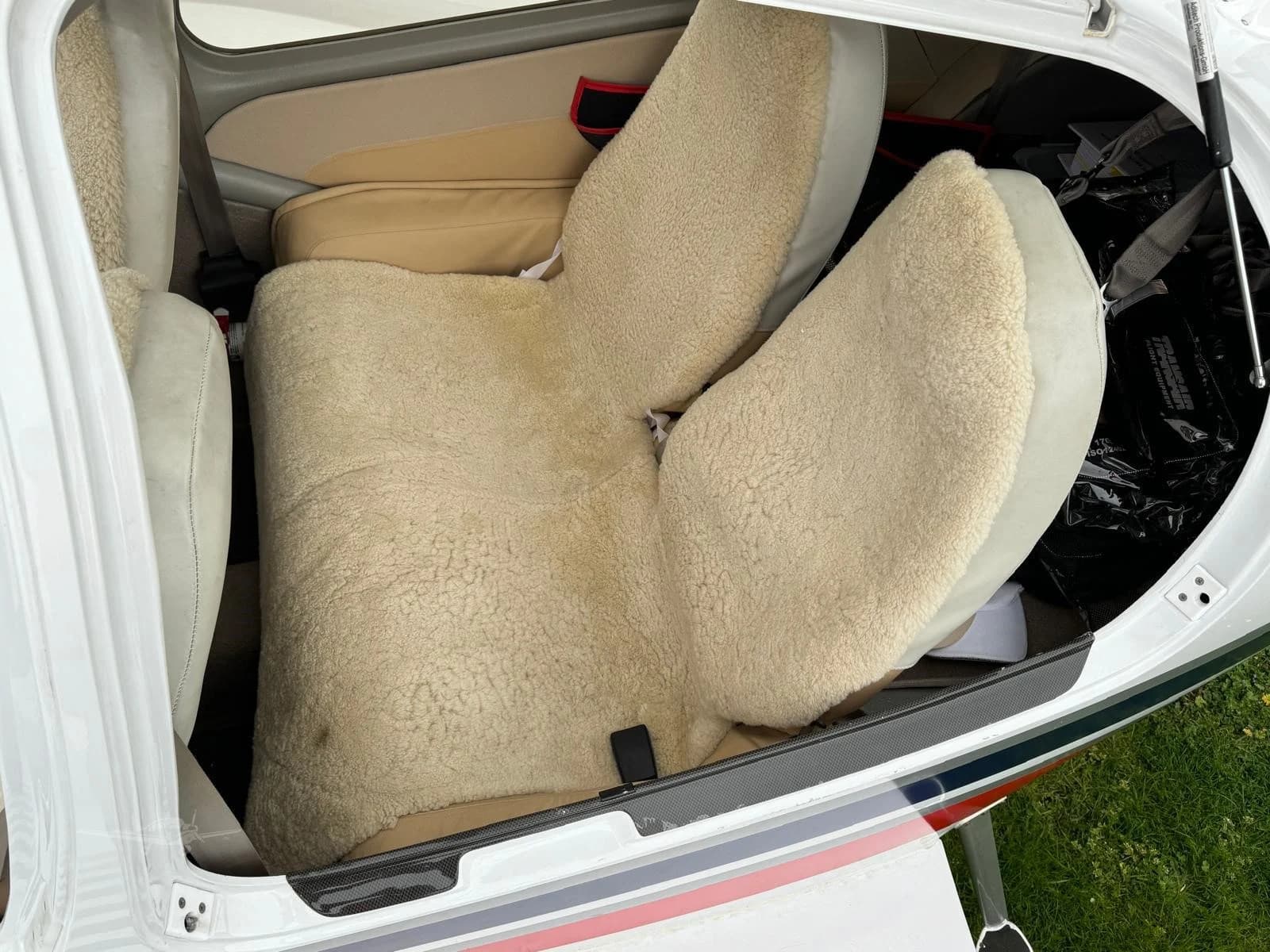 Diamond DA42 G-JKEE rear cabin interior